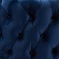 Baxton Studio Valeria Ottoman in Royal Blue, , large