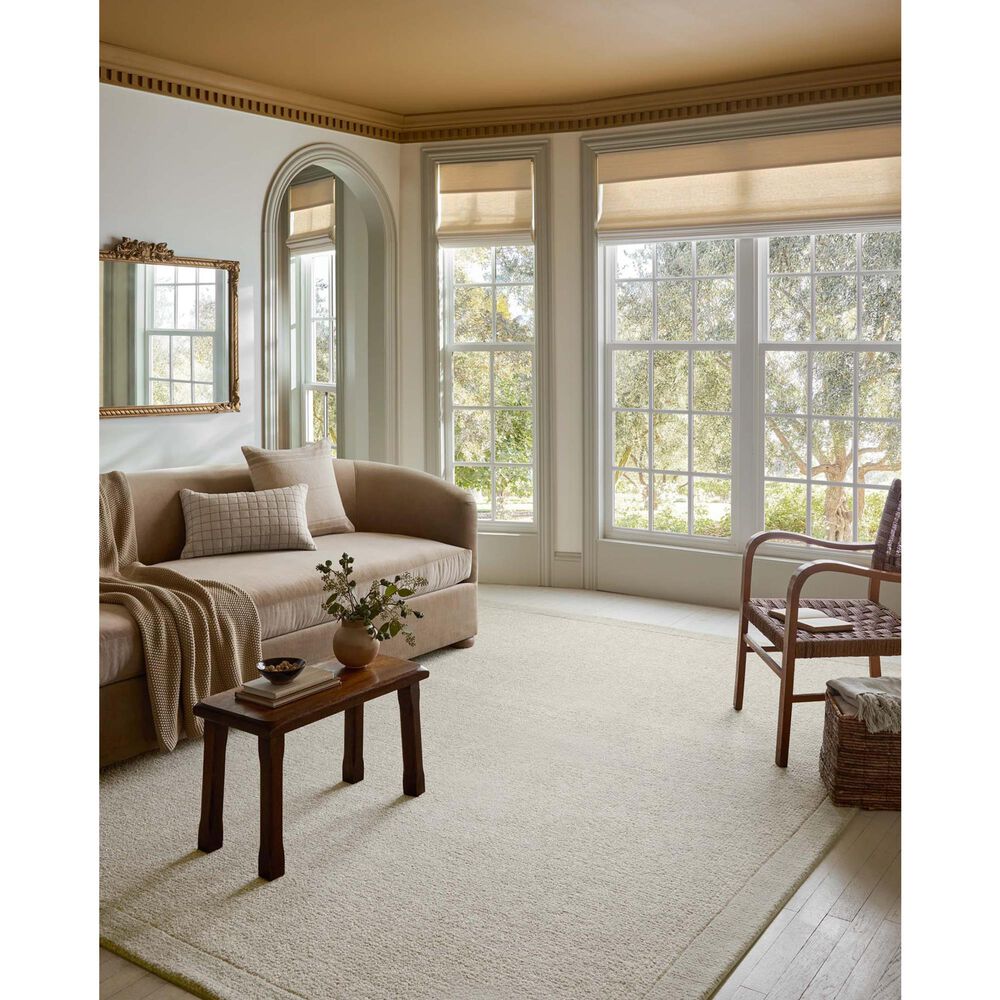 Magnolia Home Henley Ivory and Silver 3&#39;6&quot; x 5&#39;6&quot; Area Rug, , large