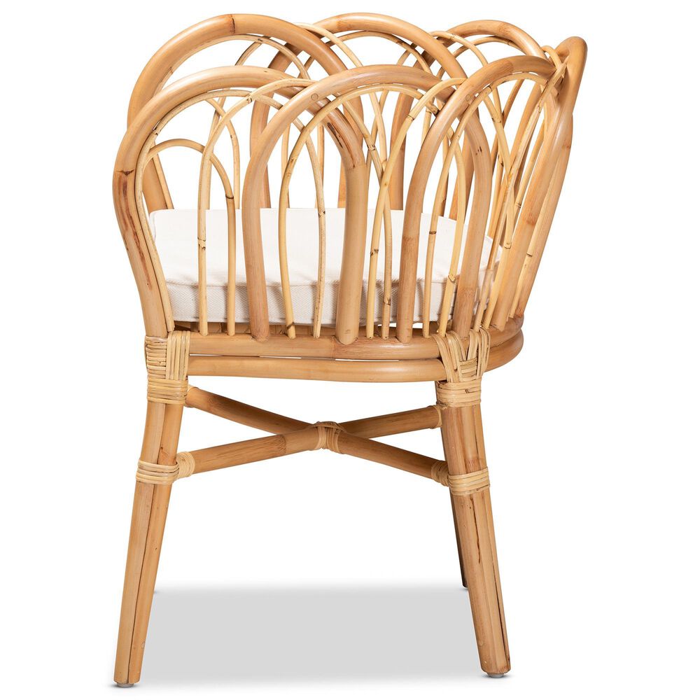 Baxton Studio Melody Arm Chair in Natural, , large
