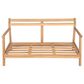 Hearth and Haven Outdoor Loveseat with Cushions and Teak Frame in Beige, , large