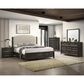 Crown Mark Ethel Queen Bed with Dresser and Nightstand in Dark Brown, , large