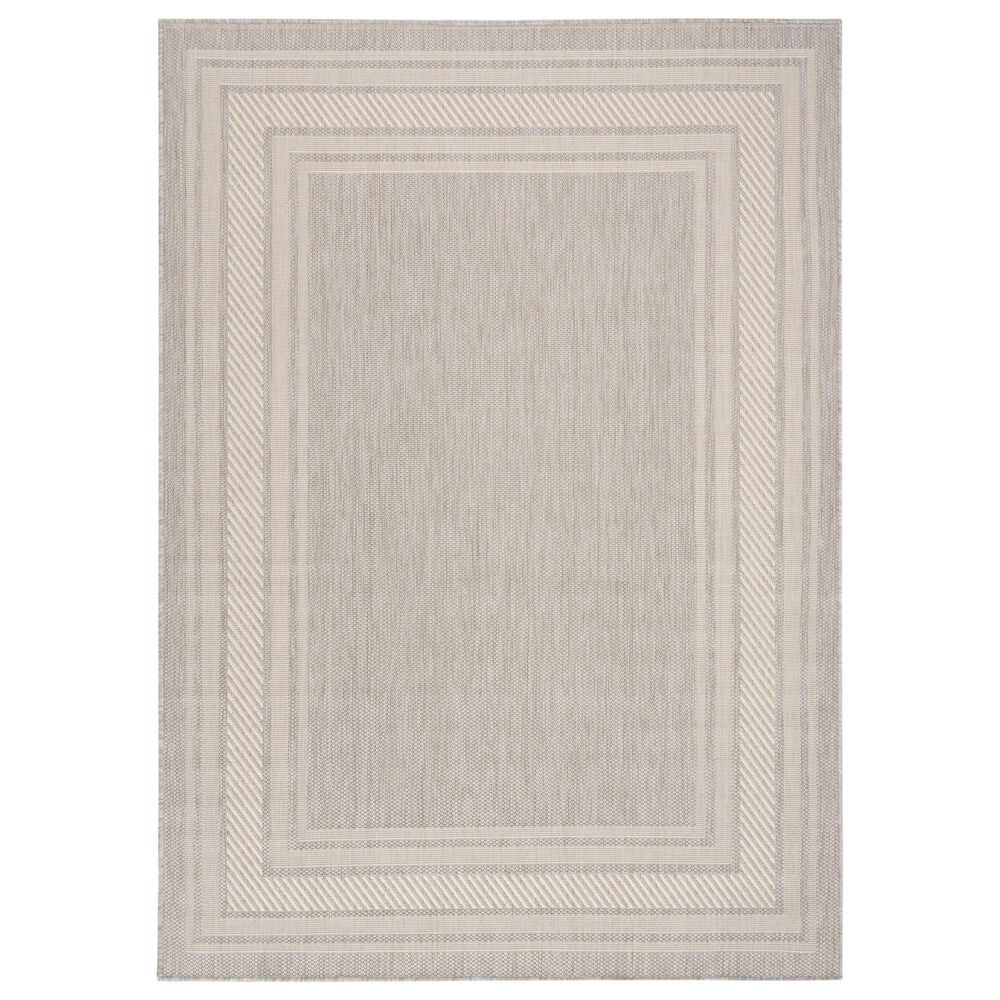 Nourison Horizon HOZ03 Grey 5&#39; x 7&#39; Indoor/Outdoor Area Rug, , large
