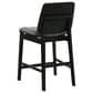 Coaster Redbridge Counter Stool with Grey Cushion in Black, , large