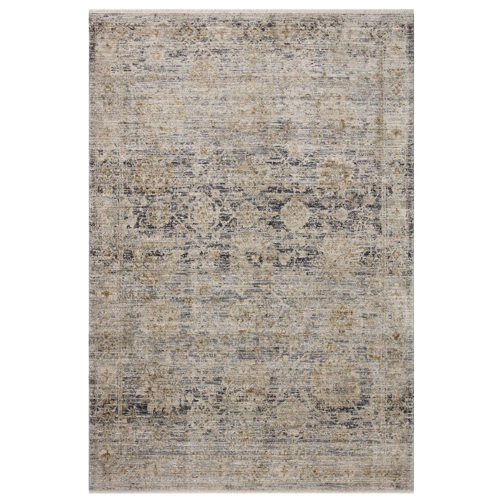 Loloi Katherine 2"3" x 3"10" Charcoal and Gold Area Rug, , large