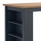 Ashley Gesthaven Counter Height Table in Light Natural and Dark Blue - Table Only, , large