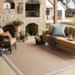 Loloi Easton Wheat and Ivory 4" x 6" Indoor/Outdoor Area Rug, , large