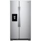 Whirlpool 24.5 Cu. Ft. 36" Wide Side-by-Side Refrigerator in Fingerprint Resistant Stainless Steel, , large