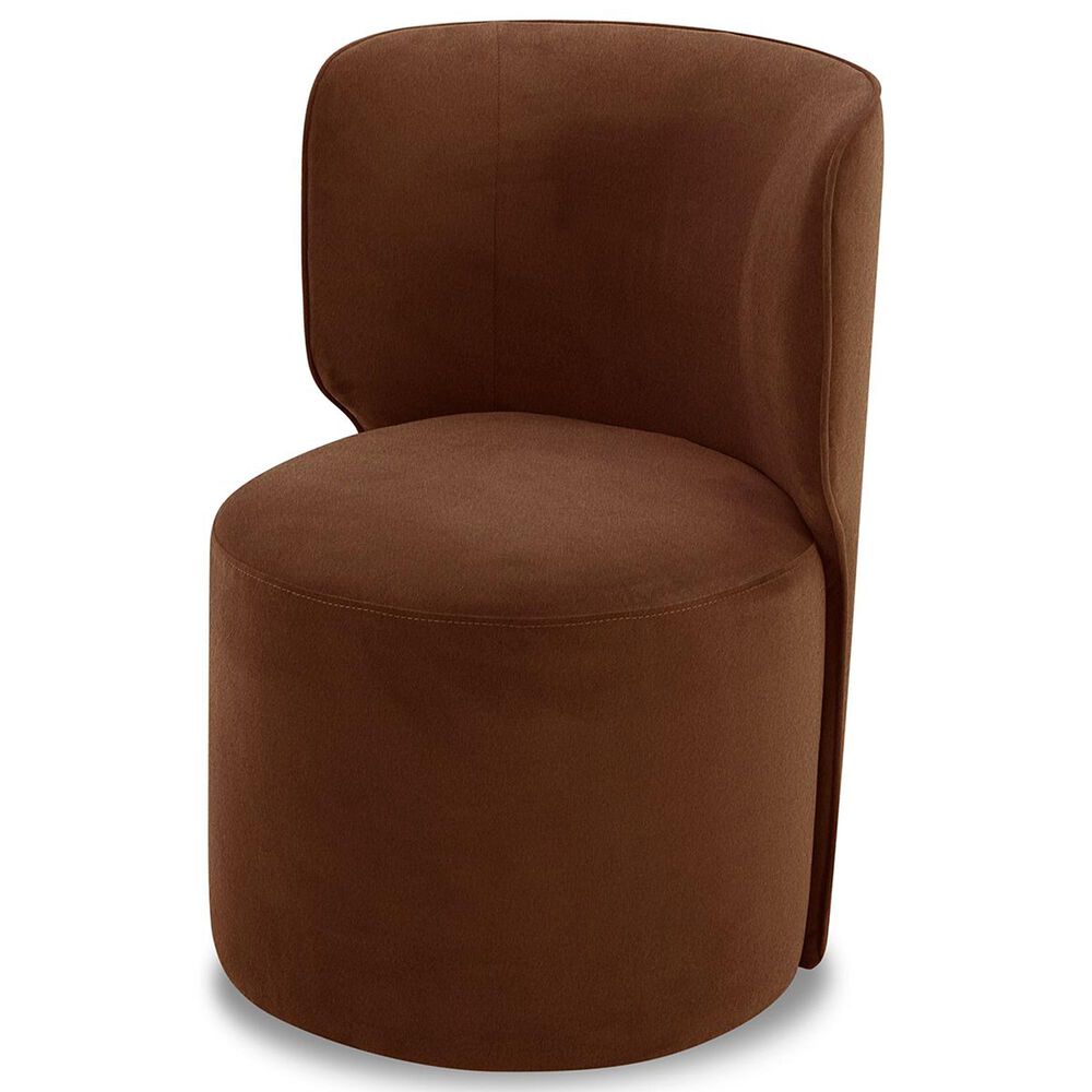 Interlochen Side Chair with Casters in Brick, , large