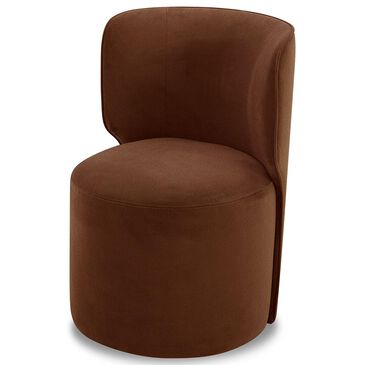 Interlochen Side Chair with Casters in Brick, , large