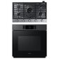 Samsung 2-Piece Kitchen Package with 30" Matte Black Single Wall Oven and 36" Stainless Steel Smart Gas Cooktop, , large