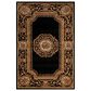 Momeni Harmony 2" x 3" Black and Gold Area Rug, , large