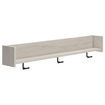 Ashley Socalle Wall Mounted Coat Rack with Shelf in Light Natural, , large