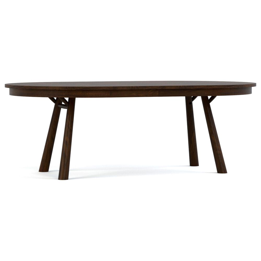 STICKLEY Hudson Valley 54&quot; Round Dining Table in Dark Roast, , large
