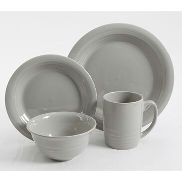 Martha Stewart Everyday Ralston 16-Piece Dinnerware Set in Grey, , large