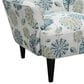 Emerald Home Furnishings Flower Power Accent Chair in Cascade Teal, , large