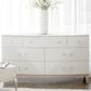 Bernhardt Axiom 7 Drawer Dresser in Linear White and Linear Gray, , large