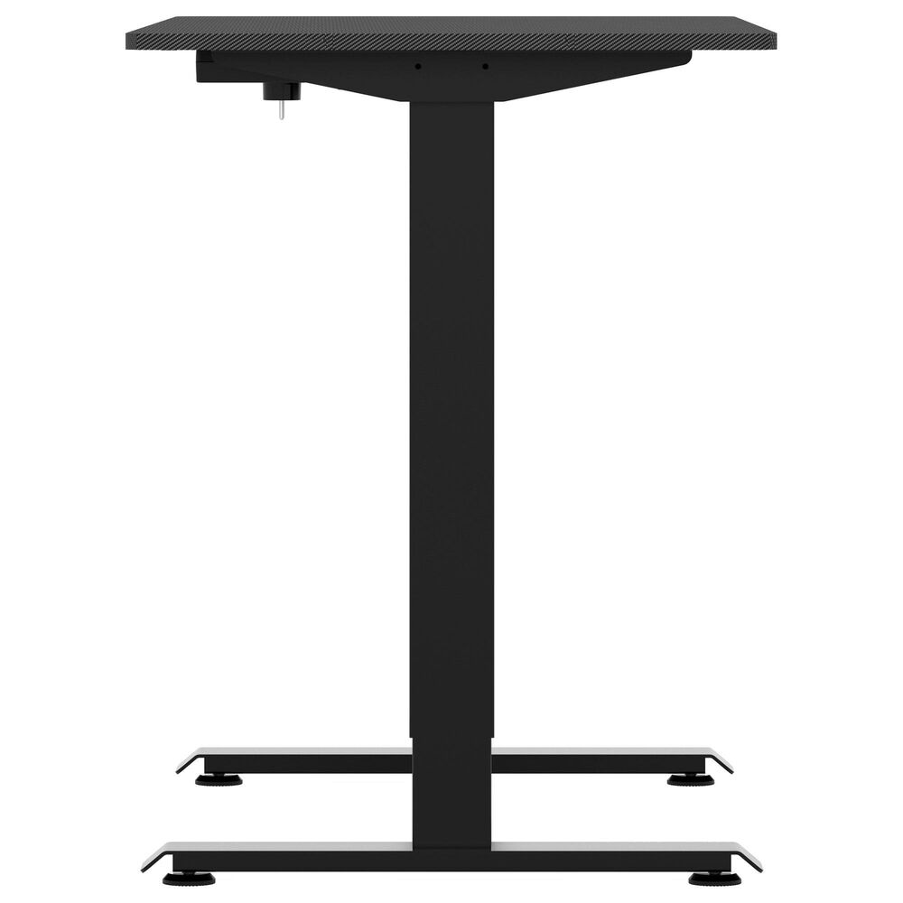 Furniture of America Villalobos Adjustable Office Desk in Black, , large