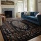 Rifle Paper Co Laurel Eleanor 5"3" x 7"8" Black Area Rug, , large