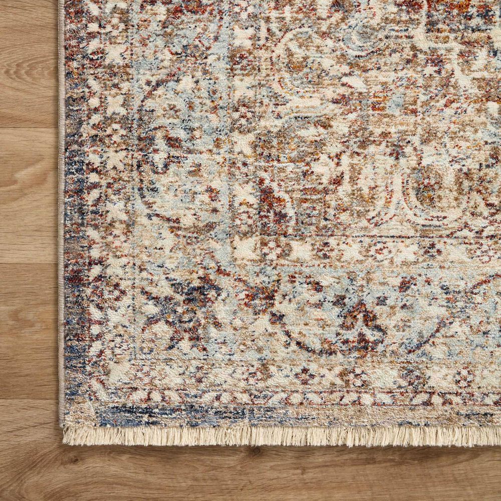 Loloi II Sorrento 2&#39;7&quot; x 8&#39; Natural and Multicolor Runner, , large