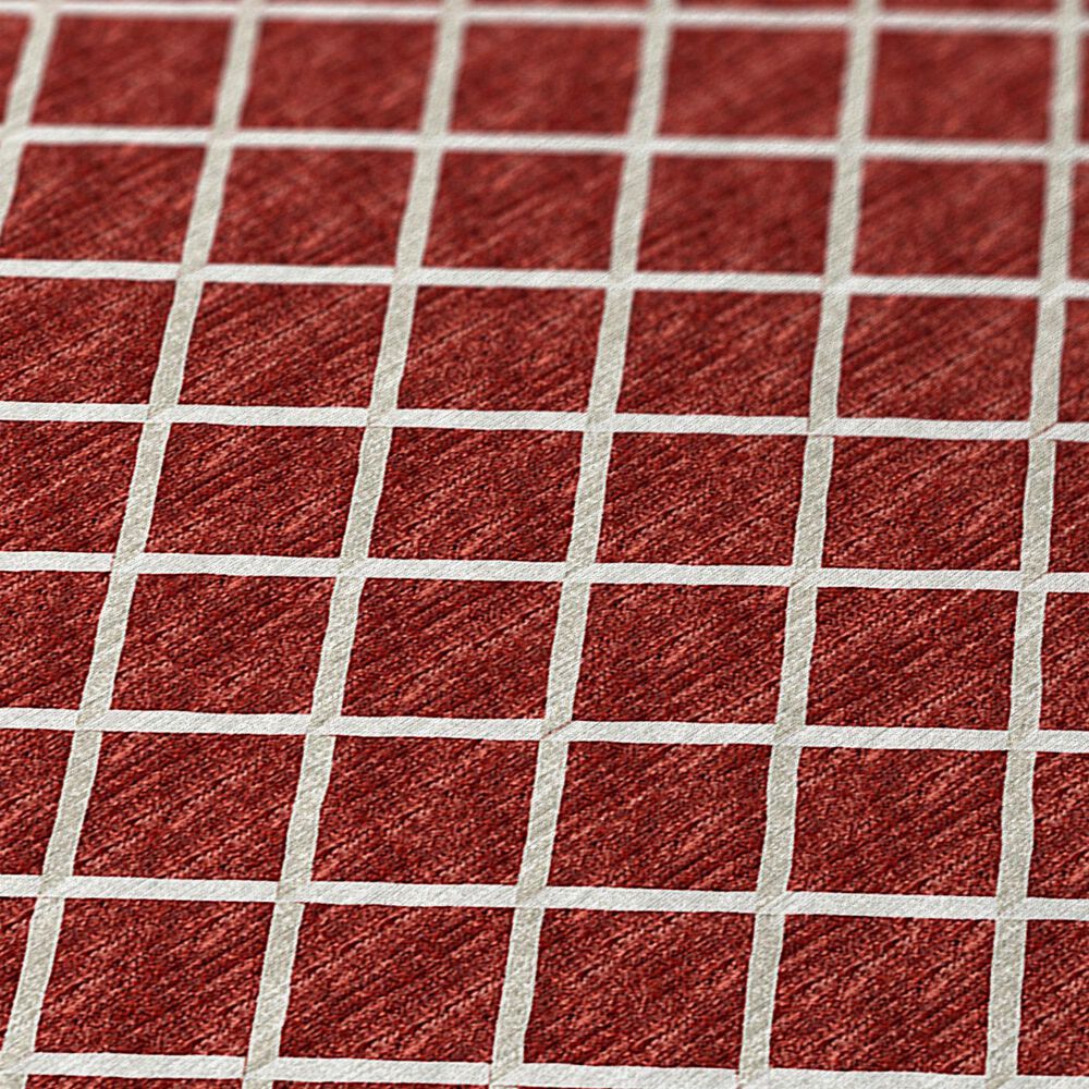 Dalyn Rug Company York 8&#39; Round Red Indoor/Outdoor Area Rug, , large