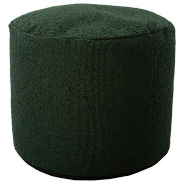 Howard Elliott 22" Round Tall Pouf in Barbet Forest, , large