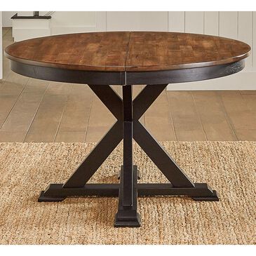 A-America Stone Creek Oval Dining Table in Chicory and Slate Black, , large