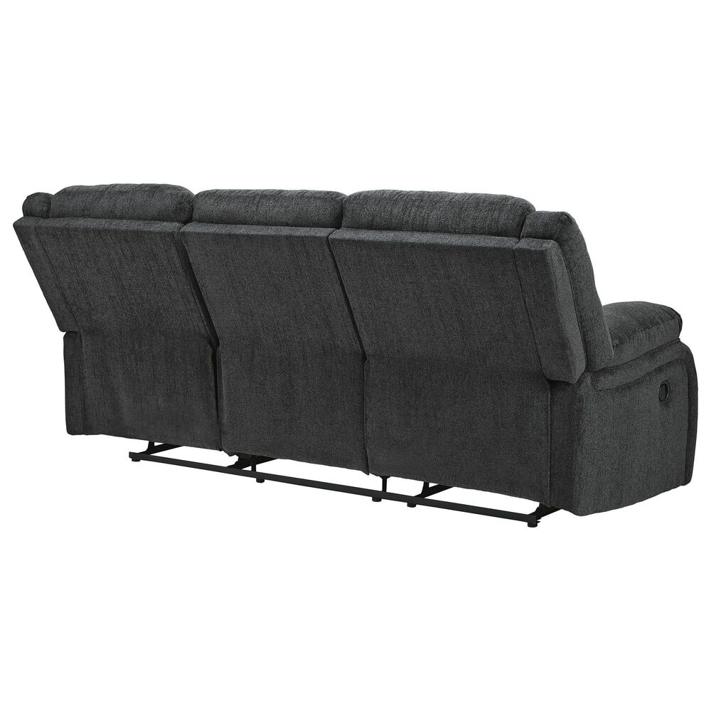 Ashley Draycoll Manual Reclining Sofa and Loveseat Set in Slate, , large