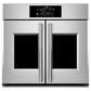 Monogram Statement 30" Smart French Door Electric Single Wall Oven in Stainless Steel, , large