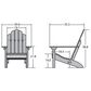 Highwood USA Classic Westport Adirondack Chair in Black (Set of 2), , large