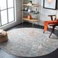 Safavieh Dream DRM429G 6"7" Round Grey and Multicolor Area Rug, , large