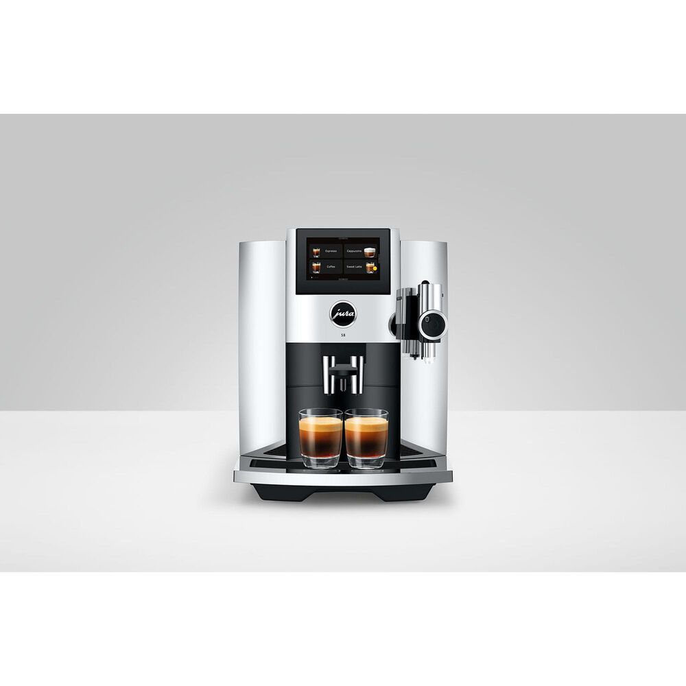 Jura S8 64 Oz Automatic Coffee Maker in Chrome, , large