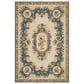 Safavieh Micro-Loop 4" x 6" Cream and Blue Area Rug, , large