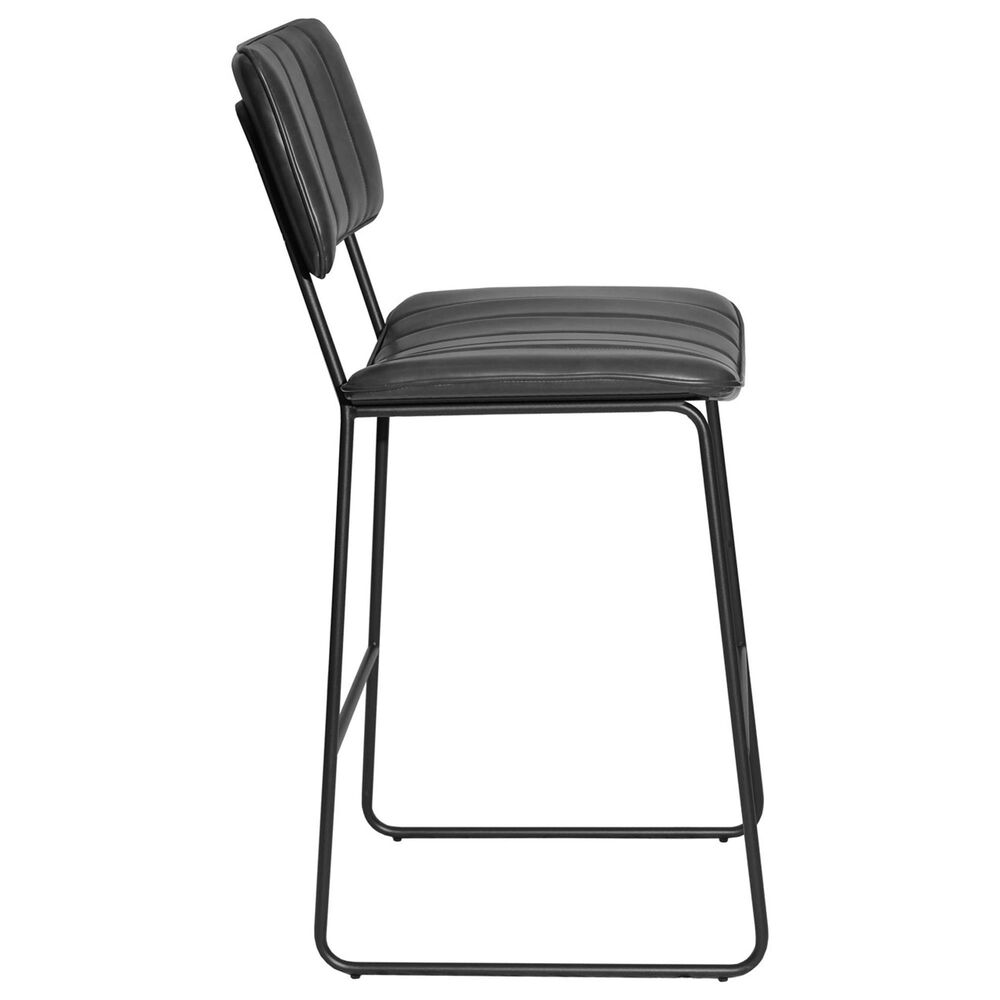 Crystal City Tribeca 30" Bar Stool in Black, , large