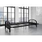 DHP Aiden Futon Frame in Black, , large
