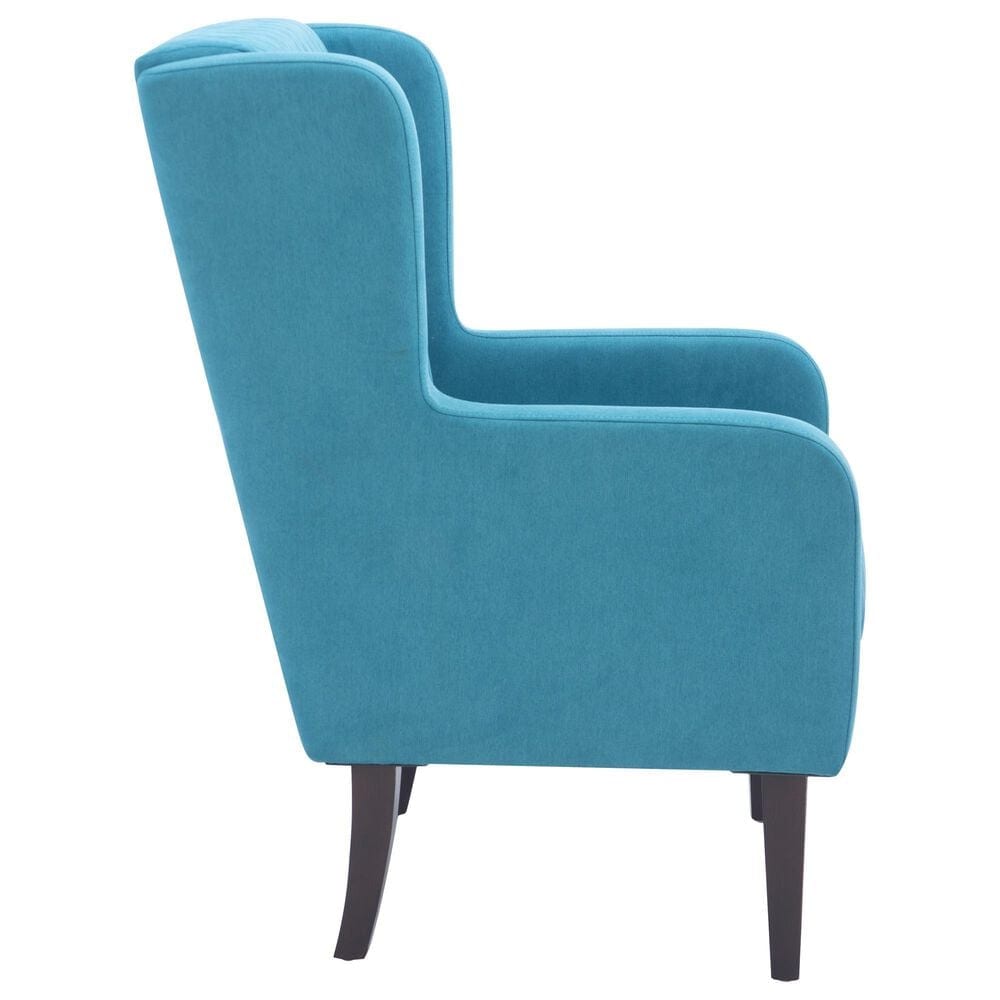 Linon Home Decor Jerika Accent Chair in Teal, , large