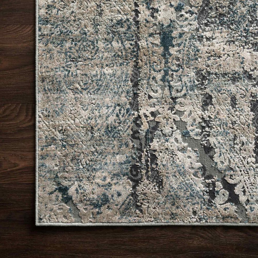 Loloi Cascade 7&#39;10&quot; x 10&#39;10&quot; Taupe and Blue Area Rug, , large