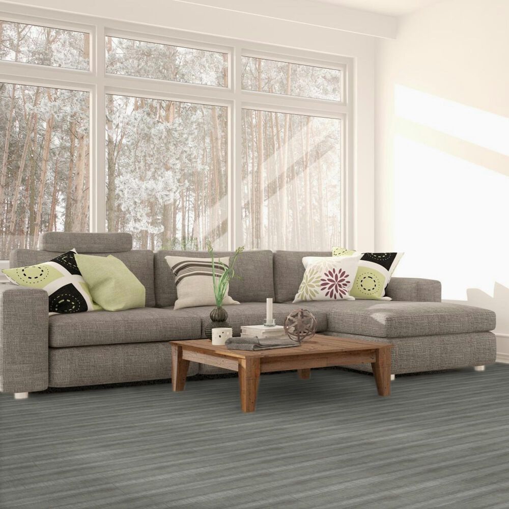 Premier Sawmill Road Stone Gray 7.25&quot; x 48&quot; Luxury Vinyl Plank, , large