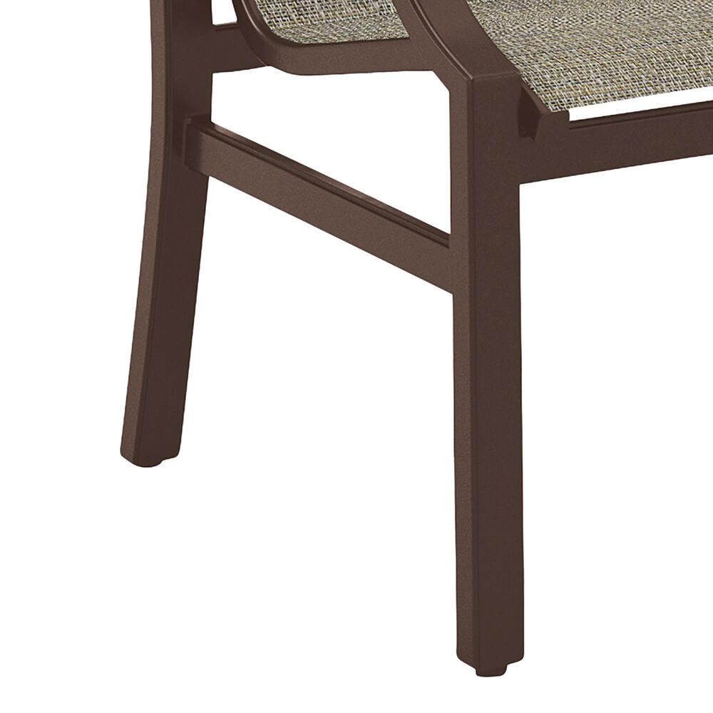 Tropitone Marconi High Back Dining Chair with Westlands Sling in Rich Earth, , large