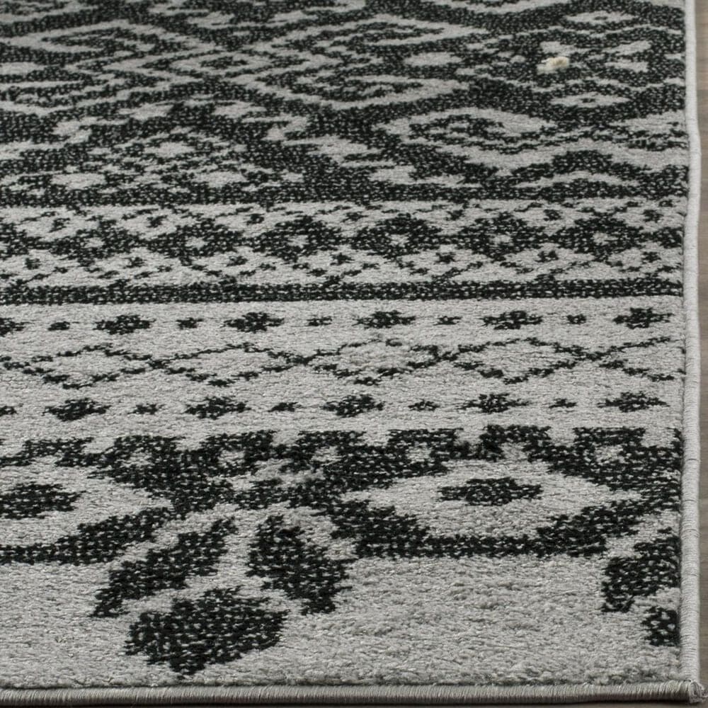 Safavieh Adirondack ADR107A-5 5&#39;1&quot; x 7&#39;6&quot; Silver/Black Area Rug, , large