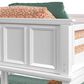 Mayberry Hill Hampton Twin Over Full Bunk Loft Bed with Staircase and Desk in White, , large