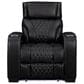 Titanic Furniture All Star Power Recliner with Power Headrest in Black, , large