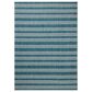 Loloi Easton Teal and Fog 4" x 6" Indoor/Outdoor Area Rug, , large