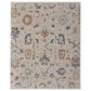 Feizy Pasha 39M8F 5" x 7"6" Ivory and Multicolor Area Rug, , large