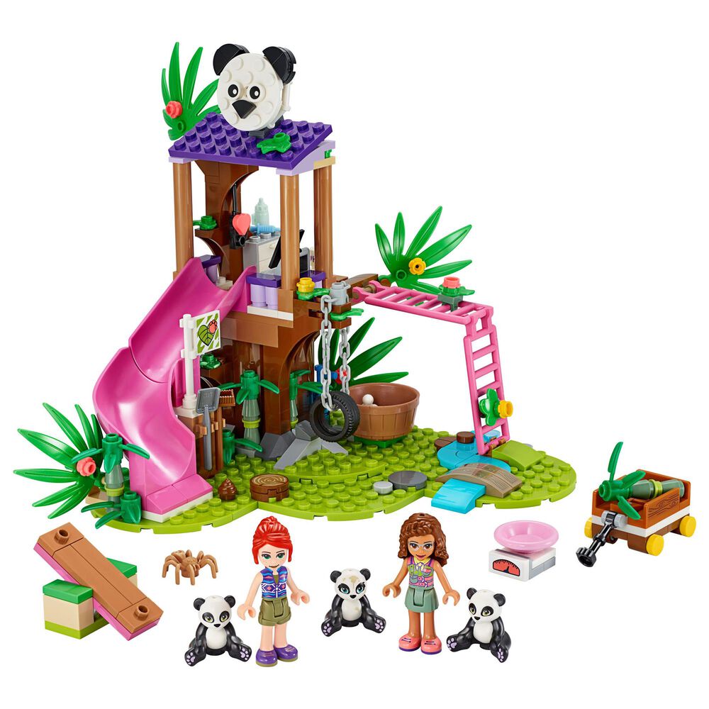 LEGO Friends Panda Jungle Tree House Building Set, , large