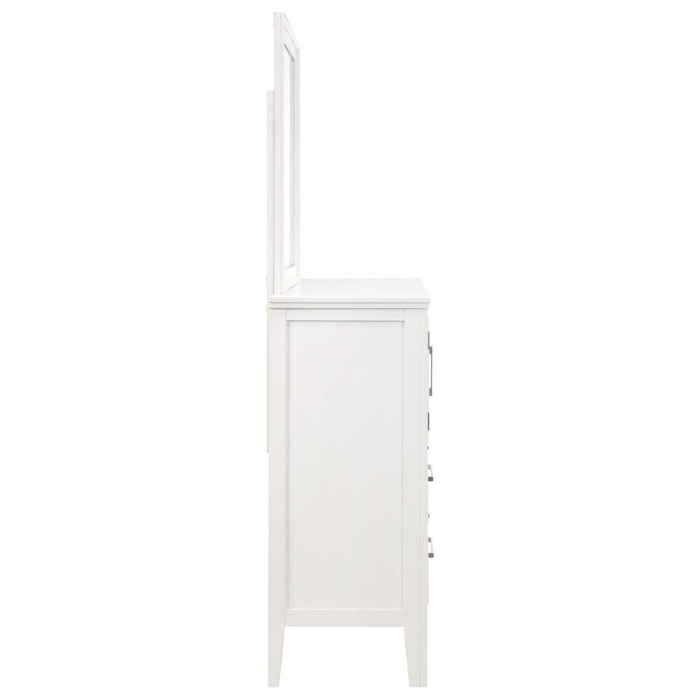New Heritage Design Andover Dresser Mirror in White, , large
