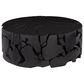 Phillips Collection Teak Chunk Round Coffee Table in Black, , large