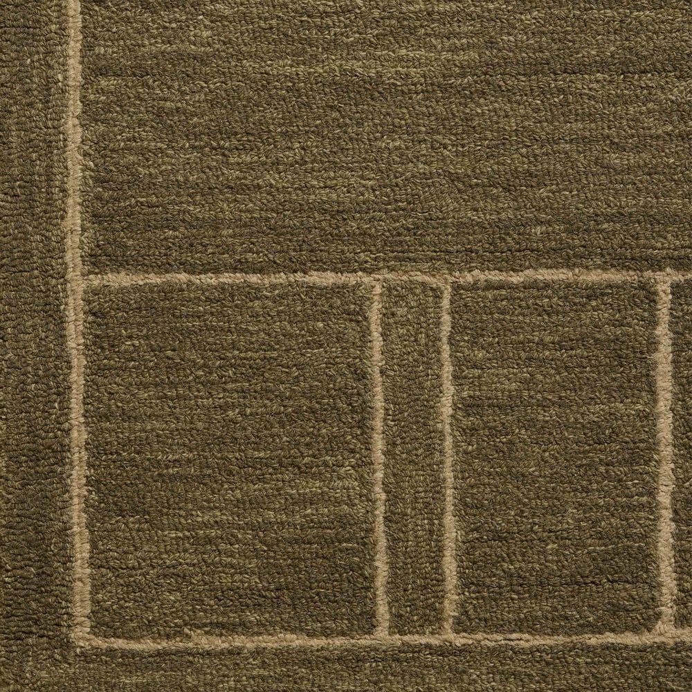 Loloi Barrow Olive and Natural 2&#39;3&quot; x 3&#39;9&quot; Area Rug, , large