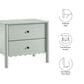 Modway Emmeline Scalloped 2 Drawer Nightstand in Sage, , large