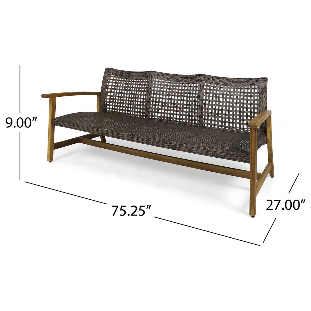 Hearth and Haven Hampton Outdoor Sofa in Natural, , large