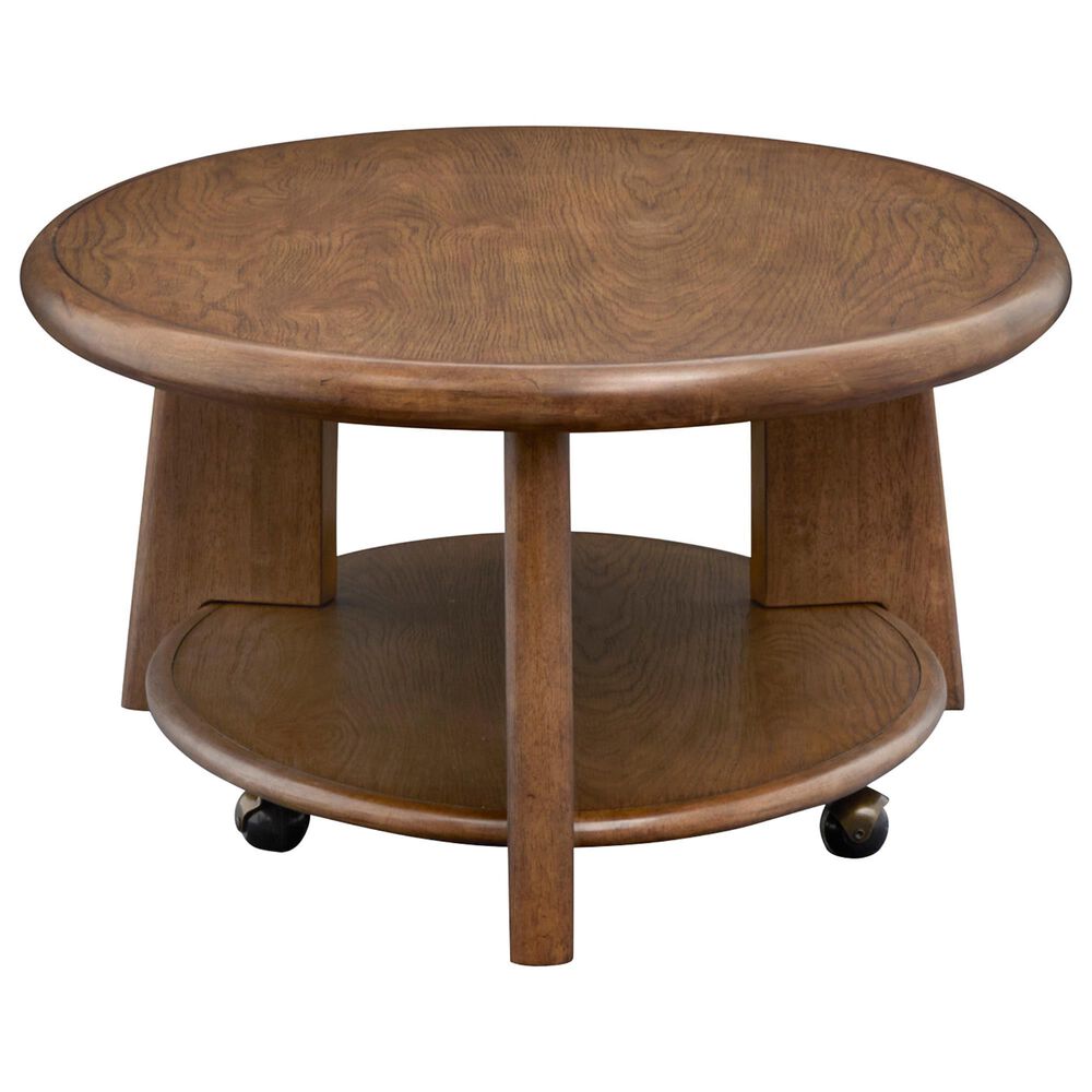 Nicolette Home Tanner Cocktail Table with Casters in Tawny Brown, , large